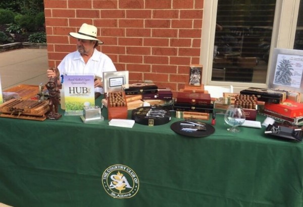 Marvin Mirick selling hand-rolled cigars