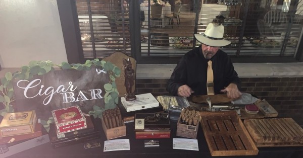Marvin Mirick at a handmade cigar demonstration